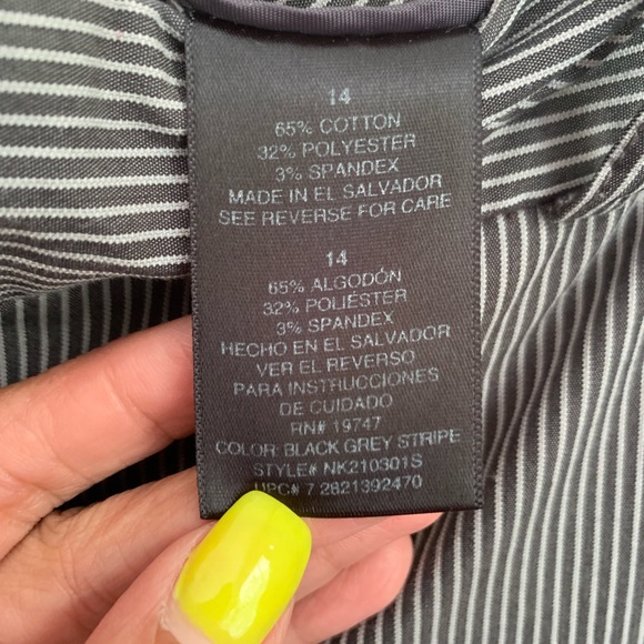 Norma Kamali Gray Stripe Pants - Picture 5 of 7